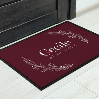 Fußmatte mit Firmenlogo in zwei Größen