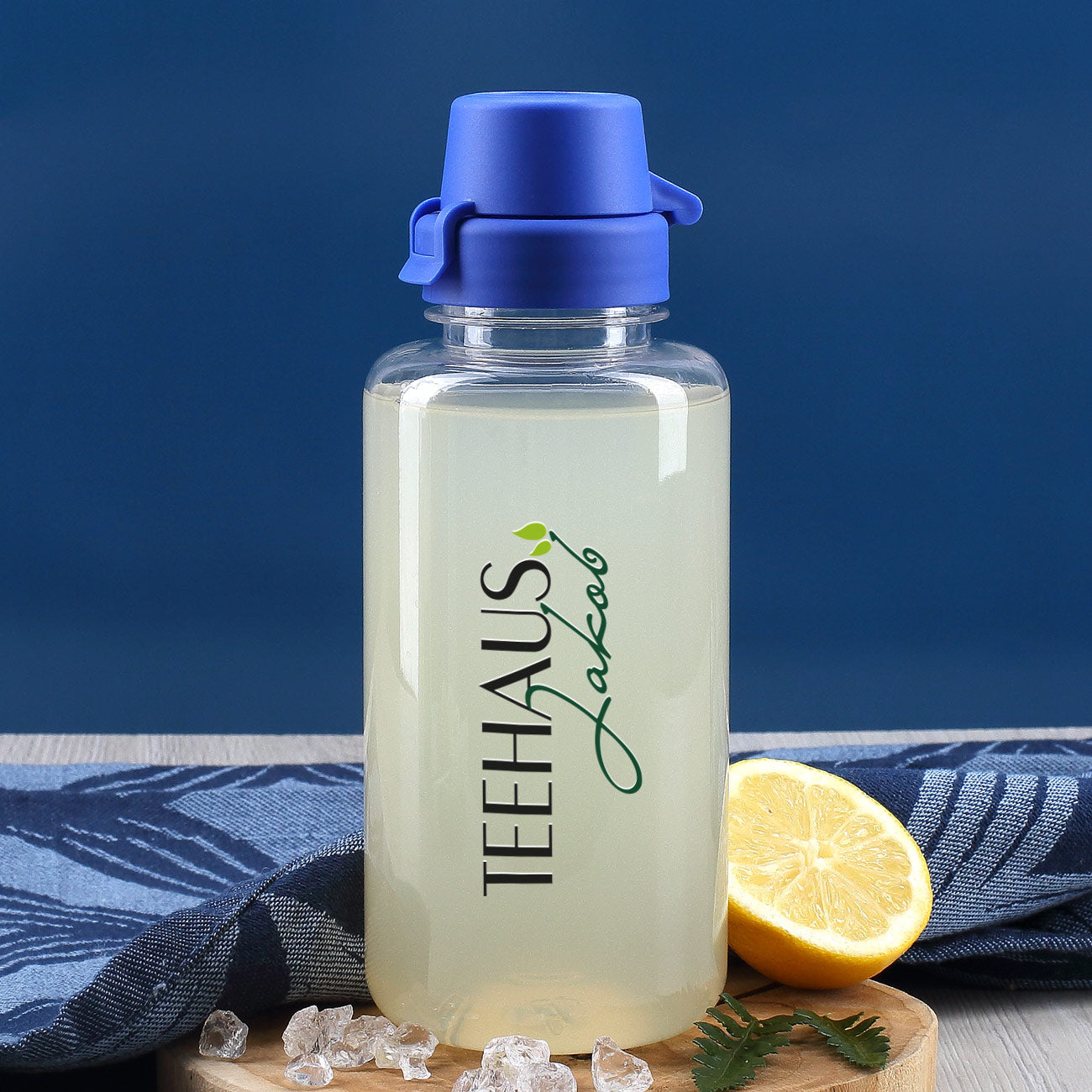 Bedruckte Trinkflasche mit Logo in zwei Größen