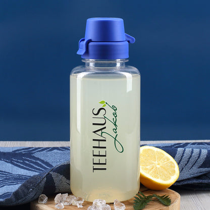 Bedruckte Trinkflasche mit Logo in zwei Größen