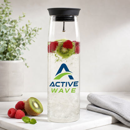 Wasserkaraffe mit Logo bedruckt