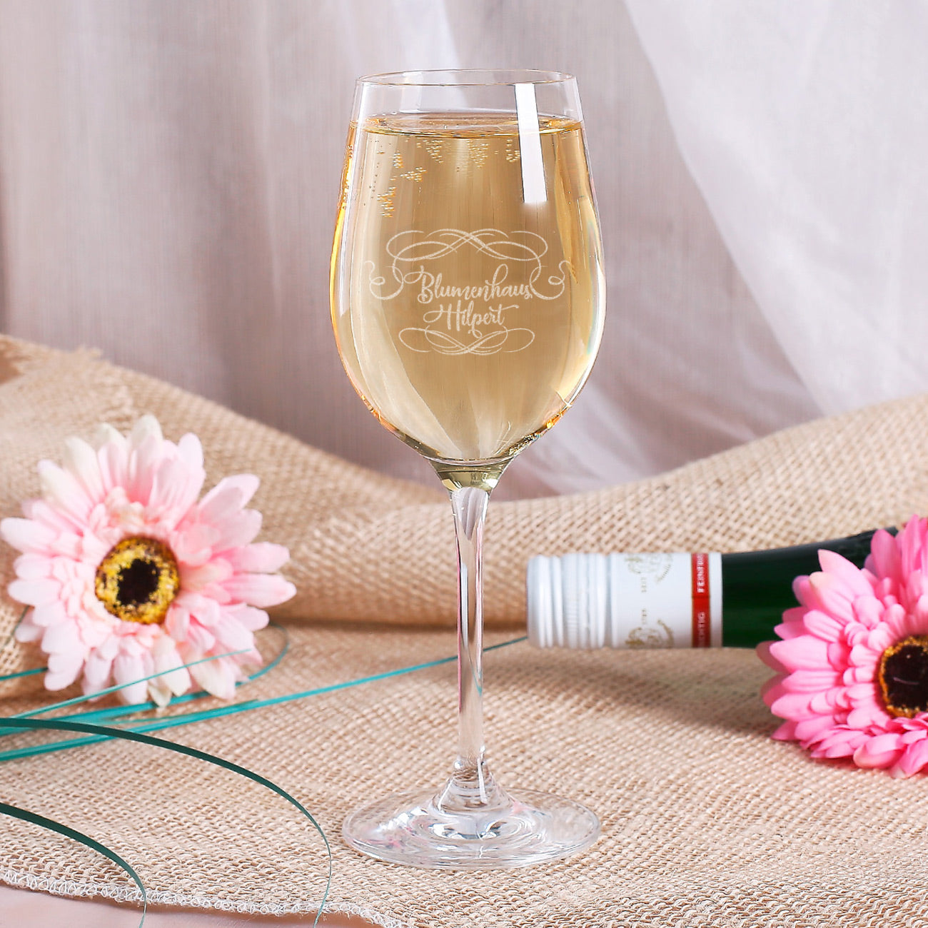 Leonardo Weißweinglas inkl. Gravur des Logos