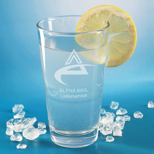 Leonardo Trinkglas inkl. Gravur des Logos