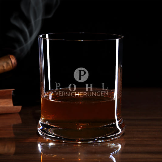 Leonardo Whiskyglas inkl. Gravur des Logos