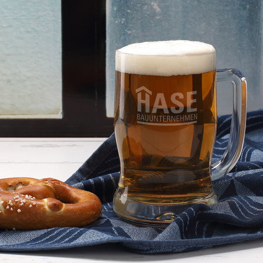 Leonardo Bierseidel inkl. Gravur des Logos