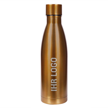 Kupfer-farbene Thermosflasche mit Wunschlogo