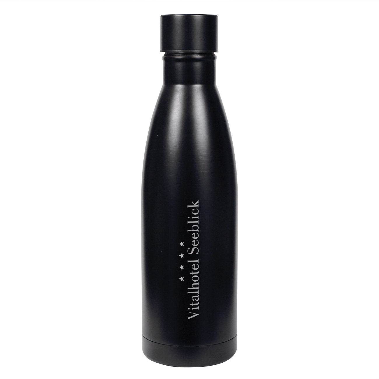 Gravierte Thermosflasche mit Logo