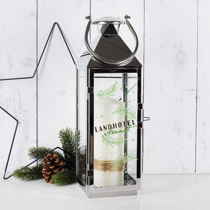 Laterne mit Logo bedruckt oder graviert