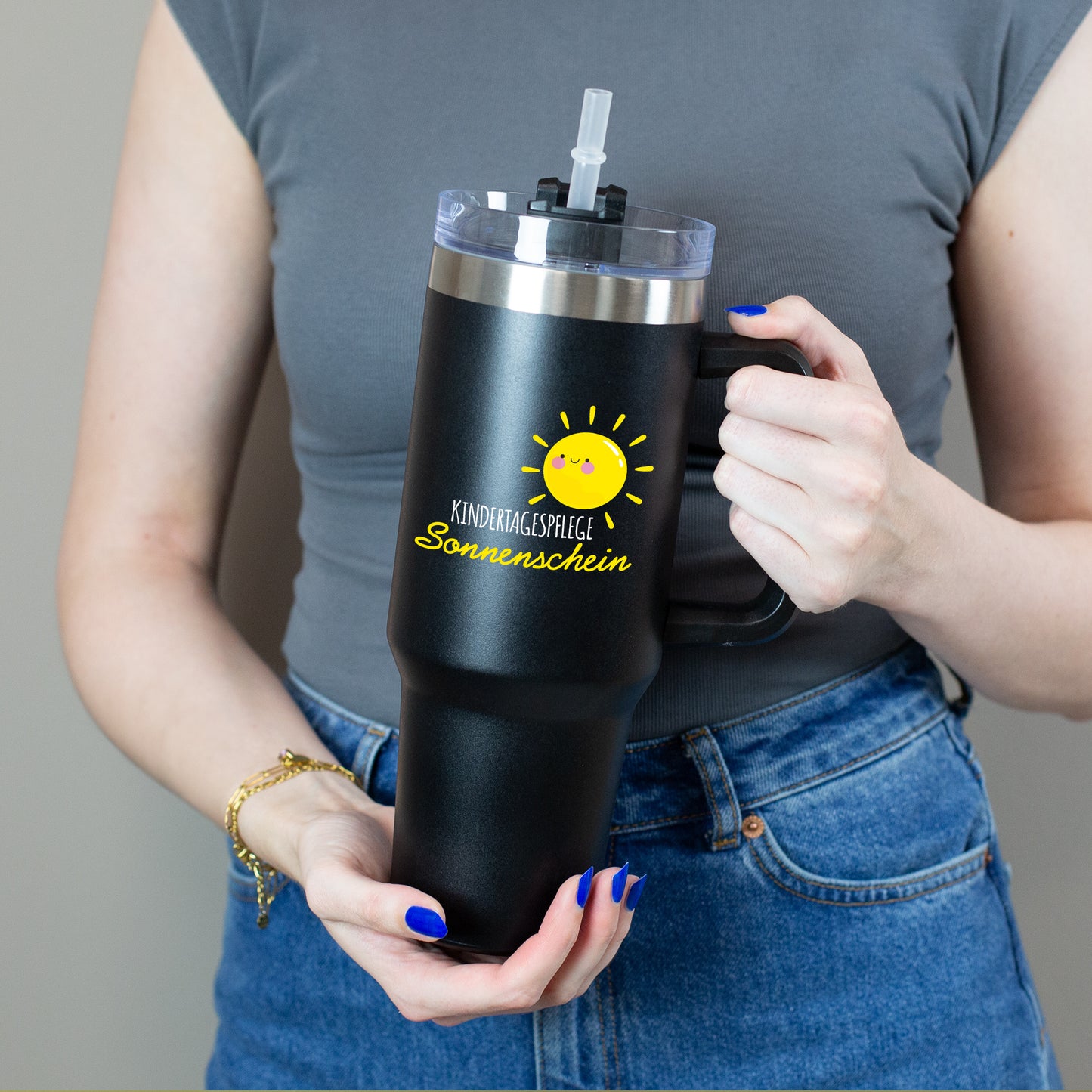 XXL Thermobecher mit Logo bedruckt | 1,2l Thermo Cup