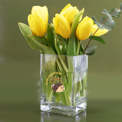 Bedruckte Vase mit Logo