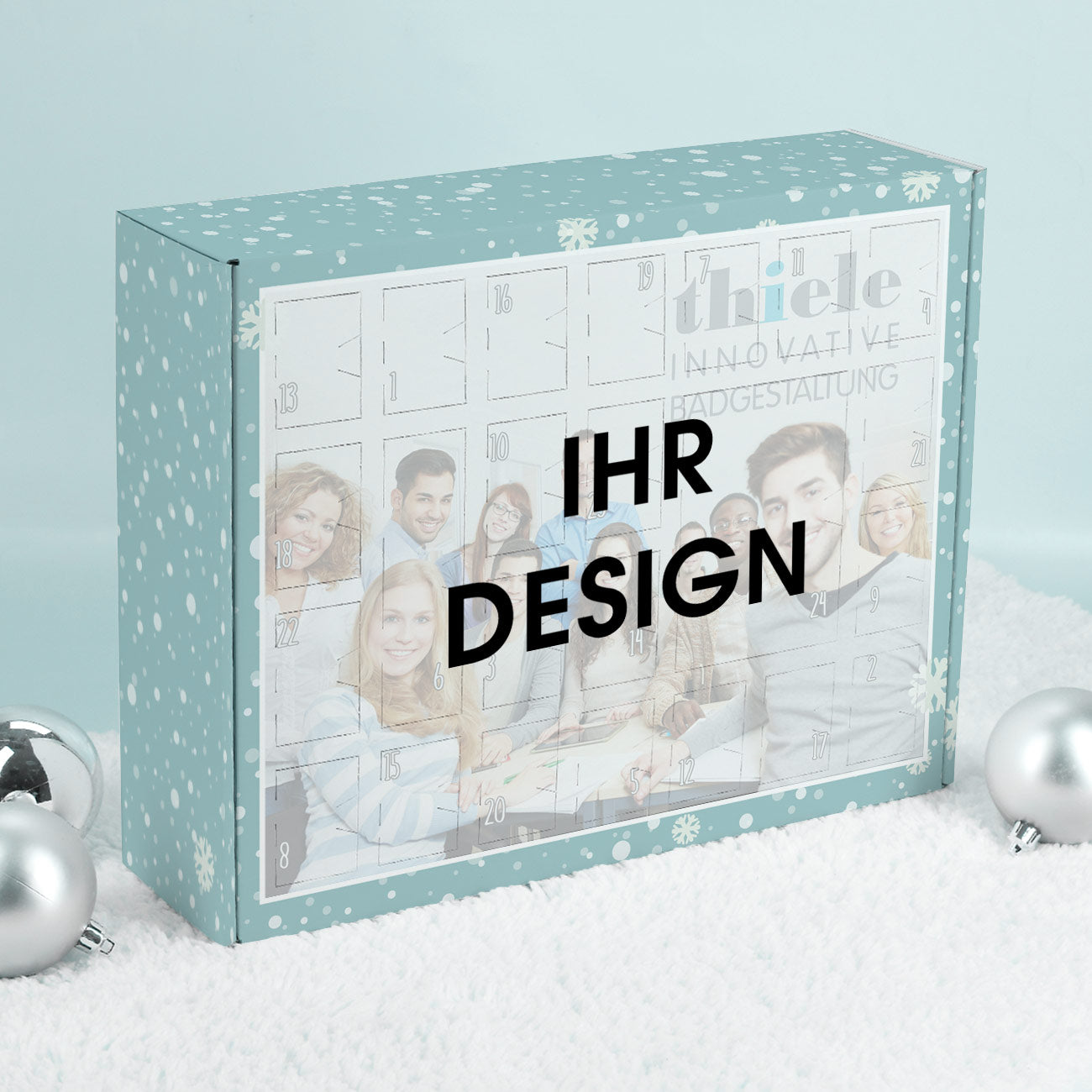 Adventskalender bedruckt mit Ihrem Motiv zum Selbstbefüllen