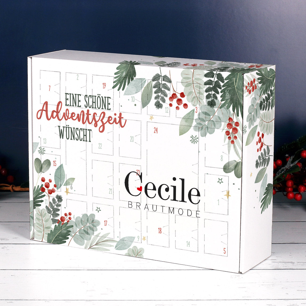 Adventskalender mit Logo bedruckt für eine schöne Adventszeit