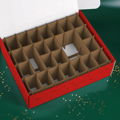 Adventskalender "Merry Christmas" mit Firmenlogo zum Selbstbefüllen