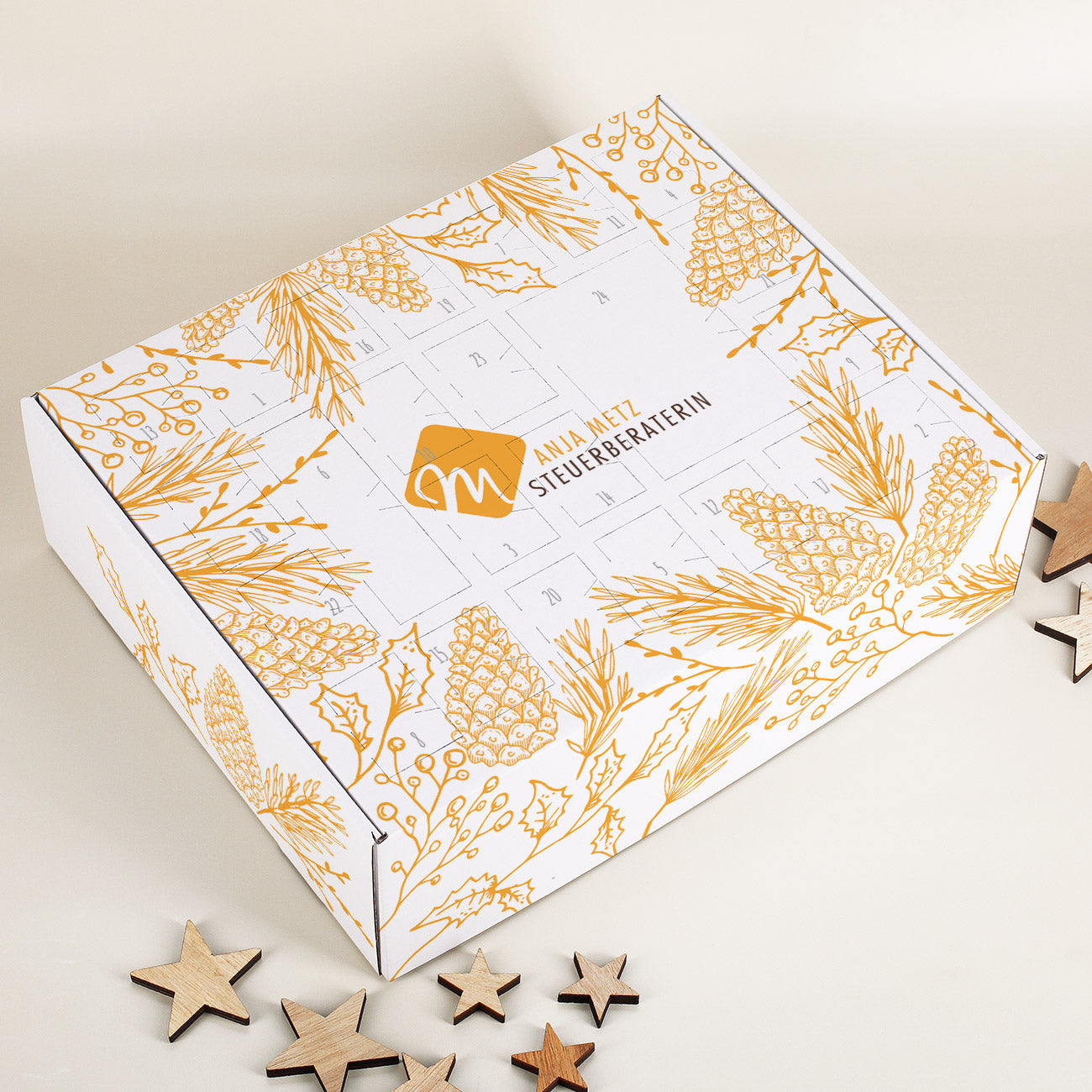 Moderner Fimen-Adventskalender