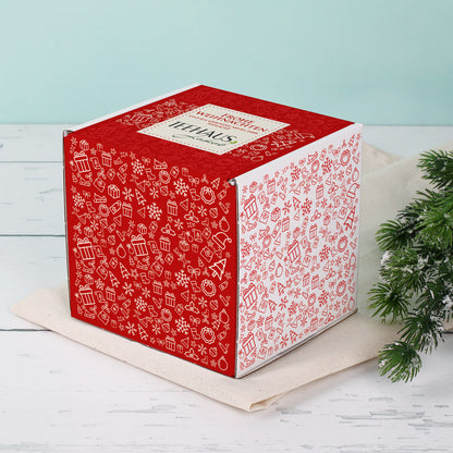 Tasse und Geschenkverpackung im Set zu Weihnachten mit Ihrem Firmenlogo