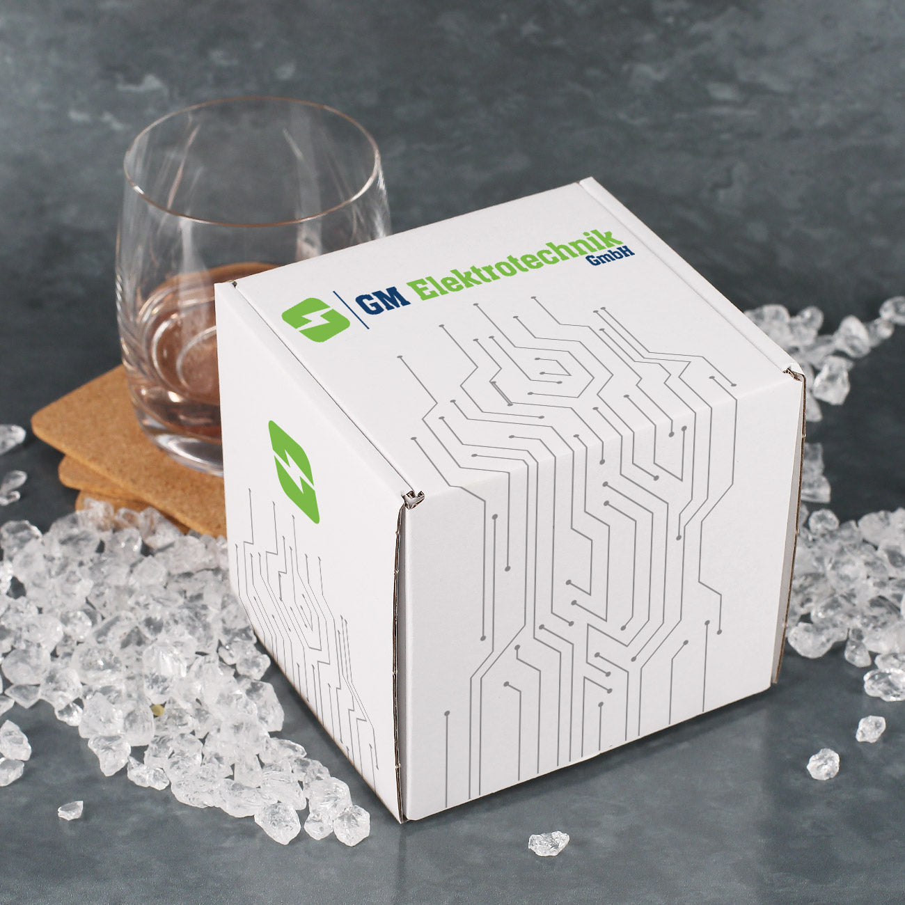 Individuelle Tassenverpackung mit eigenem Design und Logo bedruckt