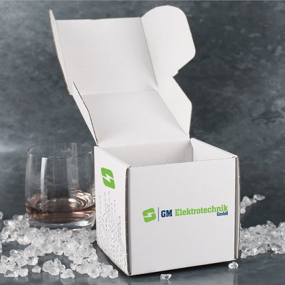 Kleine Geschenkbox aus Pappe mit Wunschdesign bedruckt