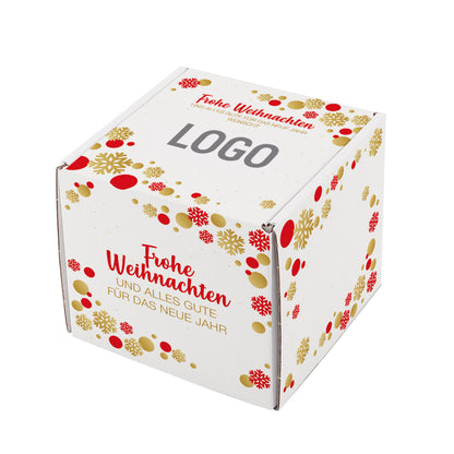 Weihnachtliches Geschenkset - Tasse und Verpackung
