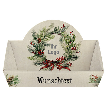 Großer Präsentkorb zu Weihnachten mit Logo