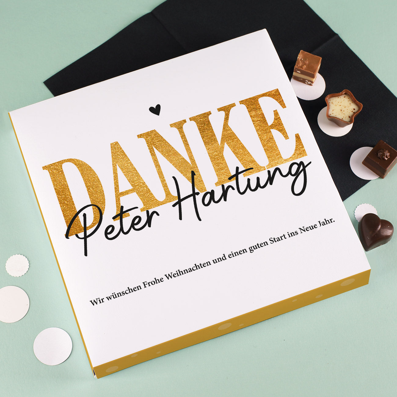 Mitarbeitergeschenk Pralinen