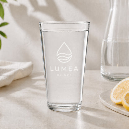 Trinkglas mit Logo Gravur