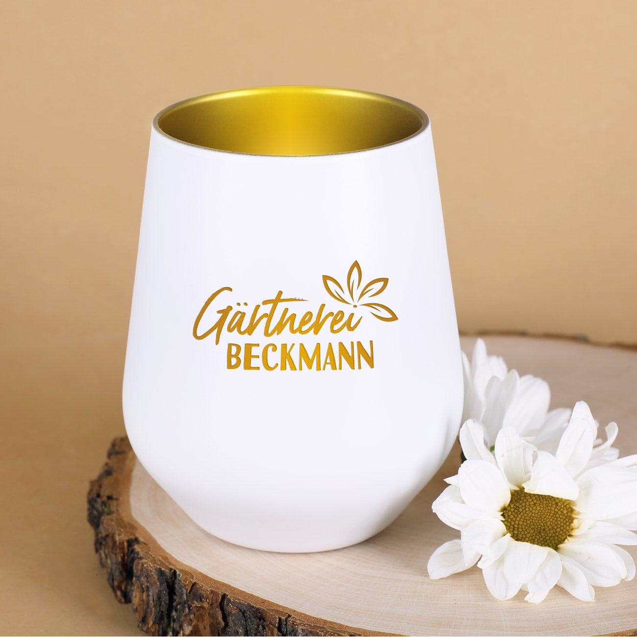 Kerzenbecher mit Gravur