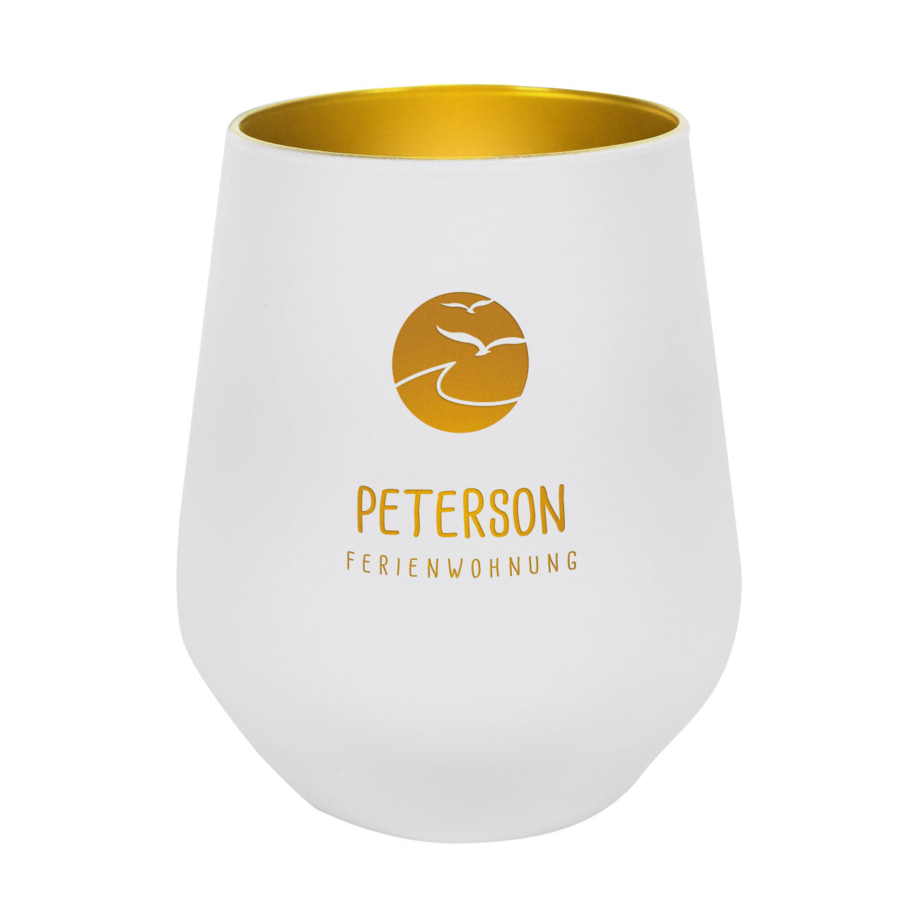 Graviertes Windlicht Firmenlogo