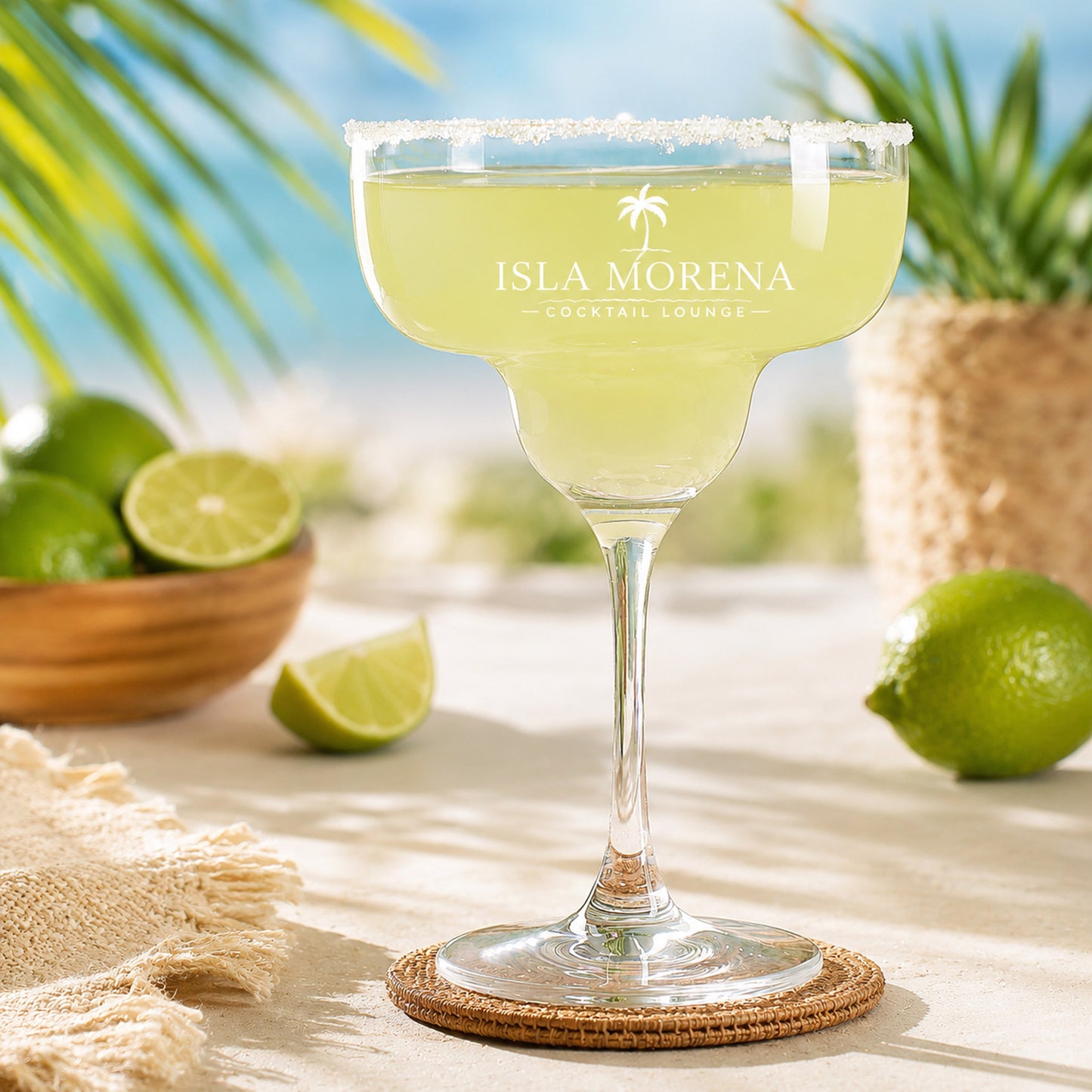 Margarita Gas mit Gravur