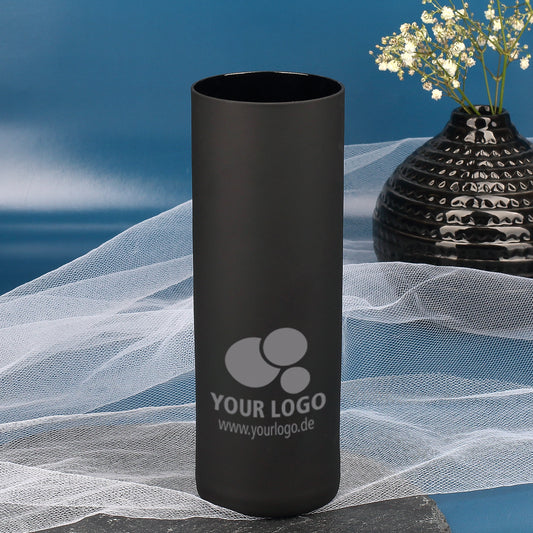 Windlicht mit Gravur des Logos