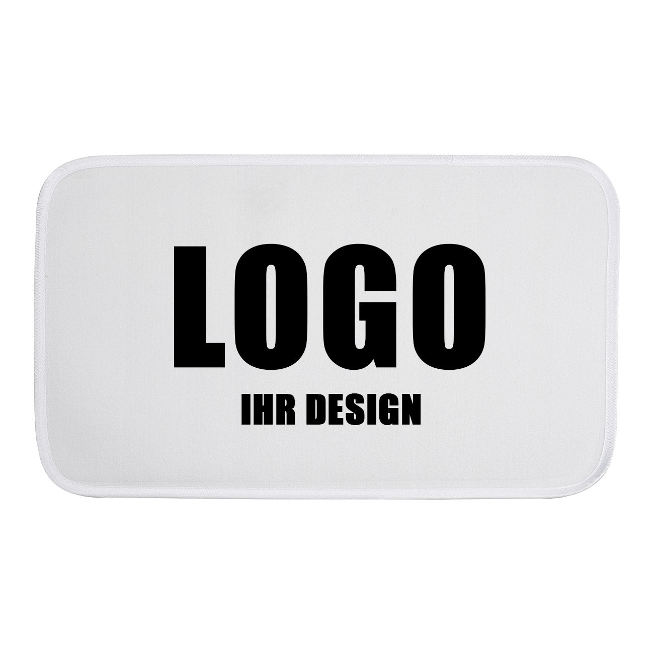 Bedruckte Badematte mit Logo im eigenem Design