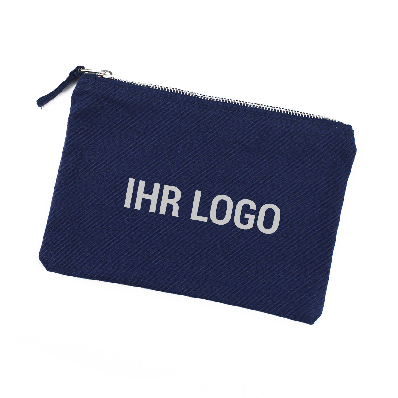 Beautycase, dunkelblau inkl. Druck des Logos in zwei versch. Größen