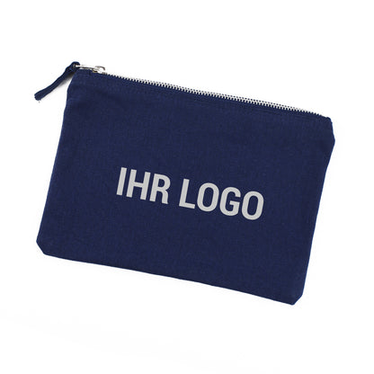 Beautycase, dunkelblau inkl. Druck des Logos in zwei versch. Größen