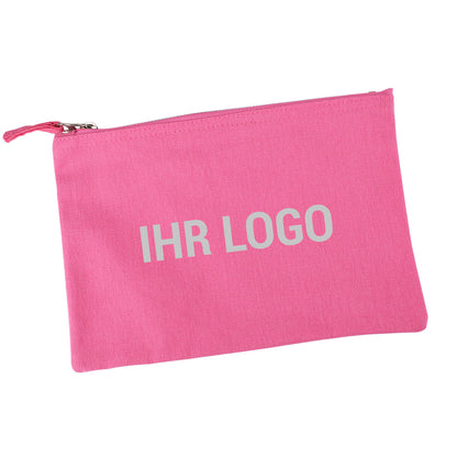 Beautycase, pink inkl. Druck des Logos in zwei versch. Größen