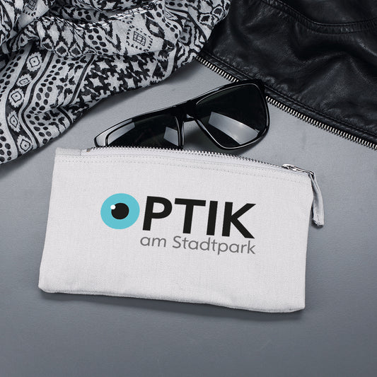 Beautycase, grau, inkl. Druck des Logos in zwei versch. Größen