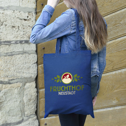 Jutebeutel in dunkelblau inkl. Druck des Logos