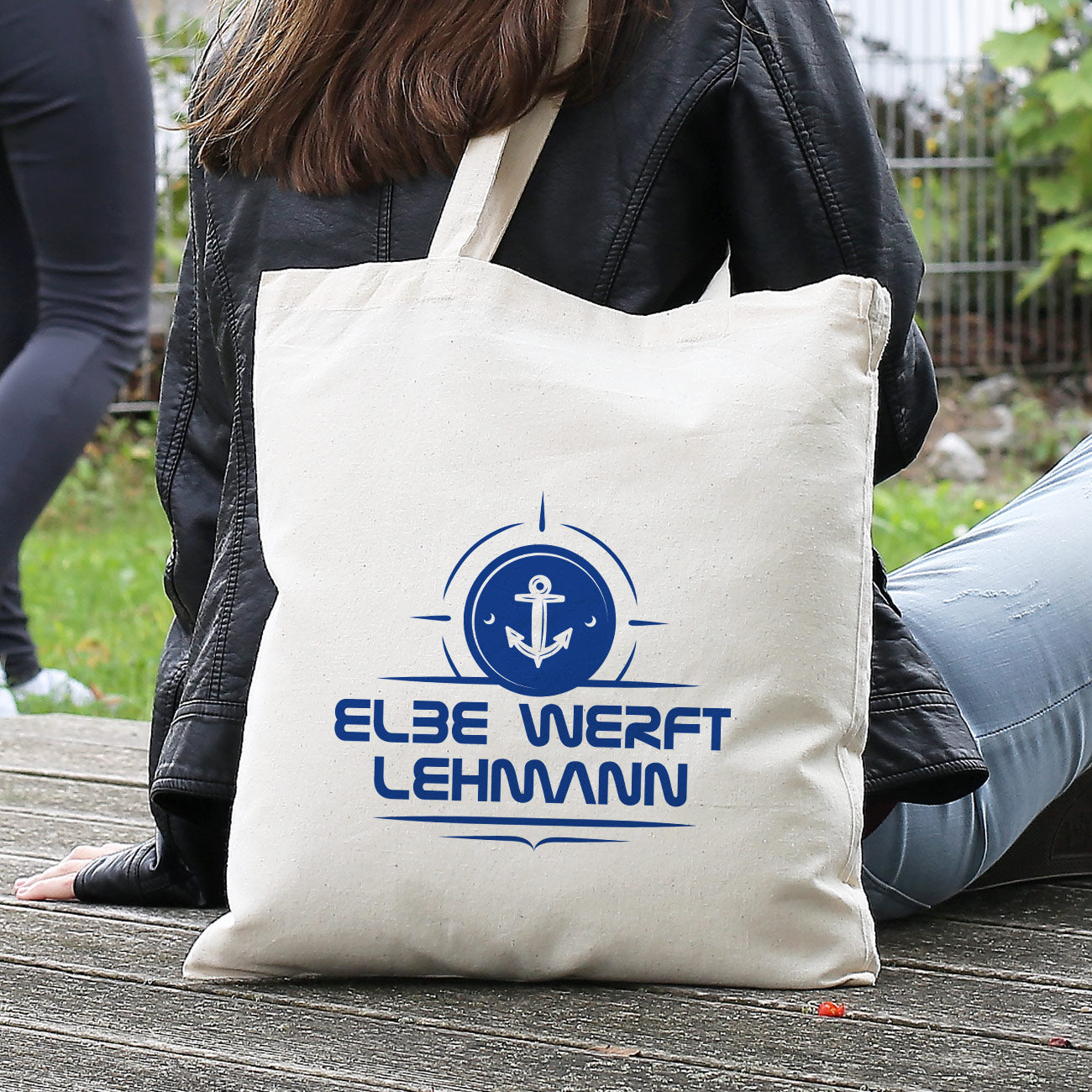 Jutebeutel in natur inkl. Druck des Logos