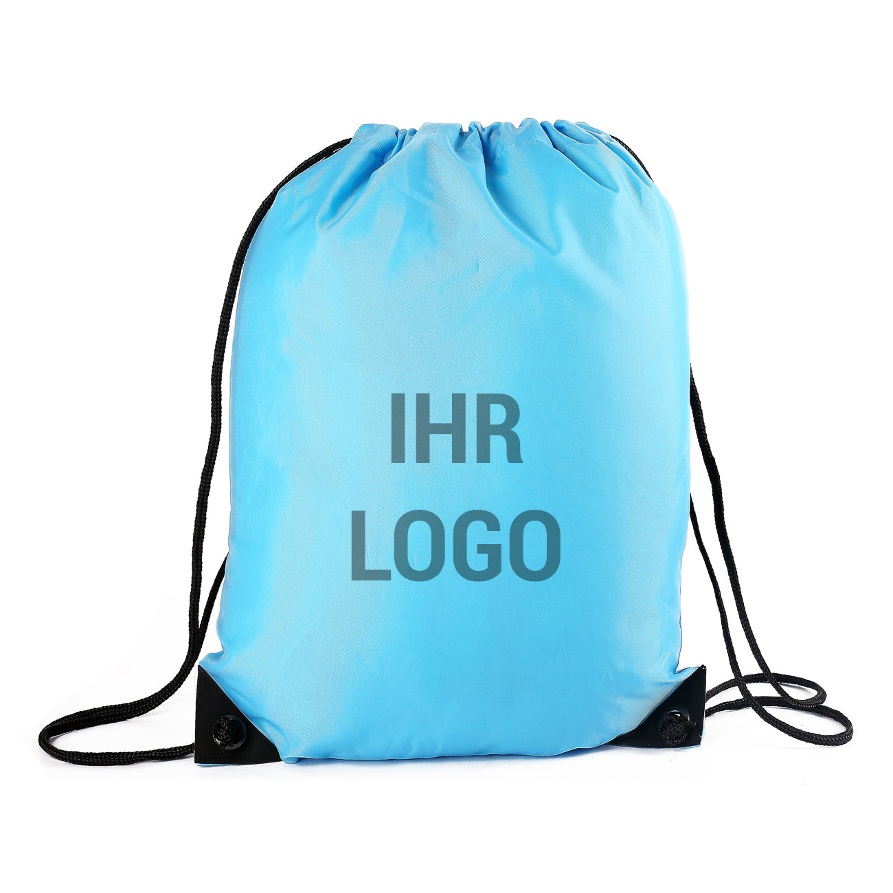 Bedruckter Turnbeutel mit Firmenlogo in versch. Farben