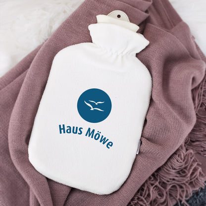 Wärmflasche bedruckt mit Logo