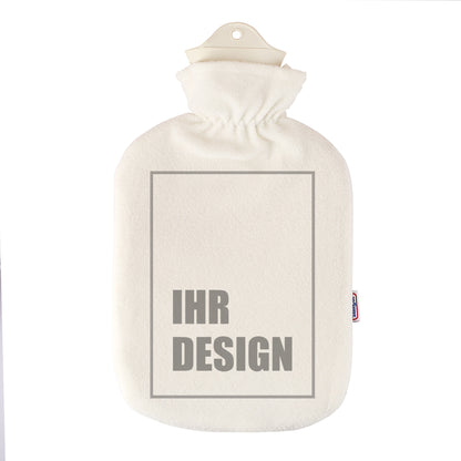 Wärmflasche bedruckt mit Logo