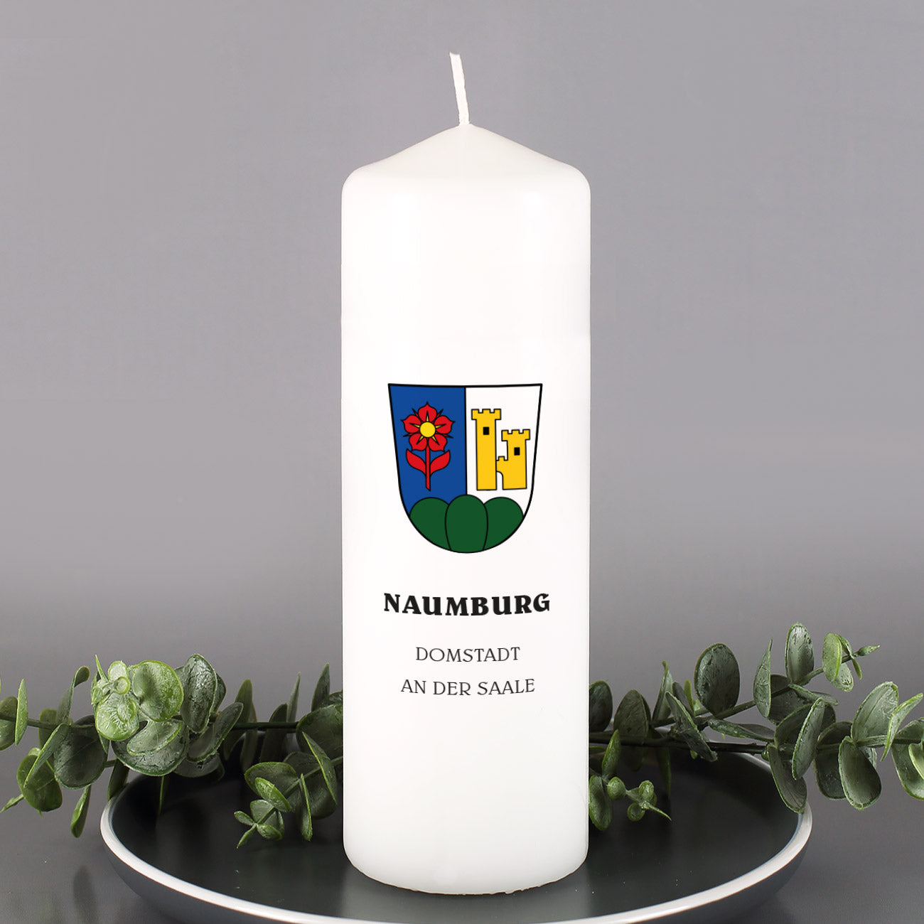 Kerze mit Logo bedruckt