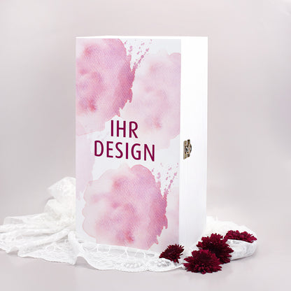 Holzbox mit Verschluss für Ihr eigenes Design