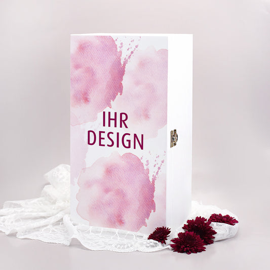 Holzbox mit Verschluss für Ihr eigenes Design