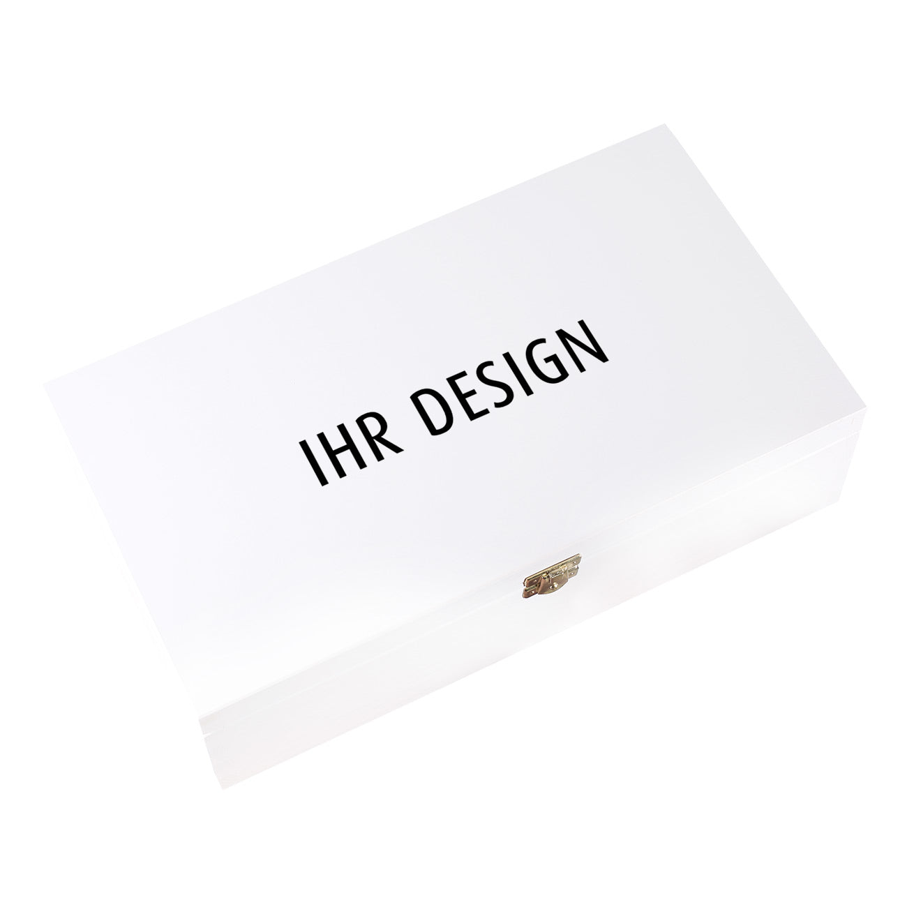 Holzbox mit Verschluss für Ihr eigenes Design