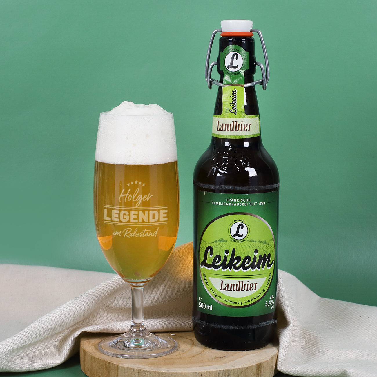 Legende geht in Rente - Geschenkset zur Rente mit Bier, Glas und Snack