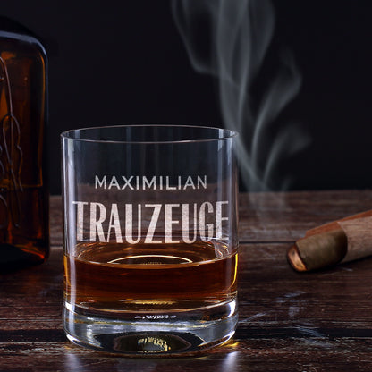 Whiskeyglas mit Namensgravur