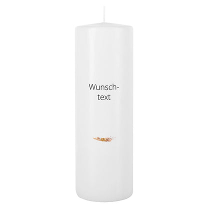 Geschenkkerze für Verlobte 