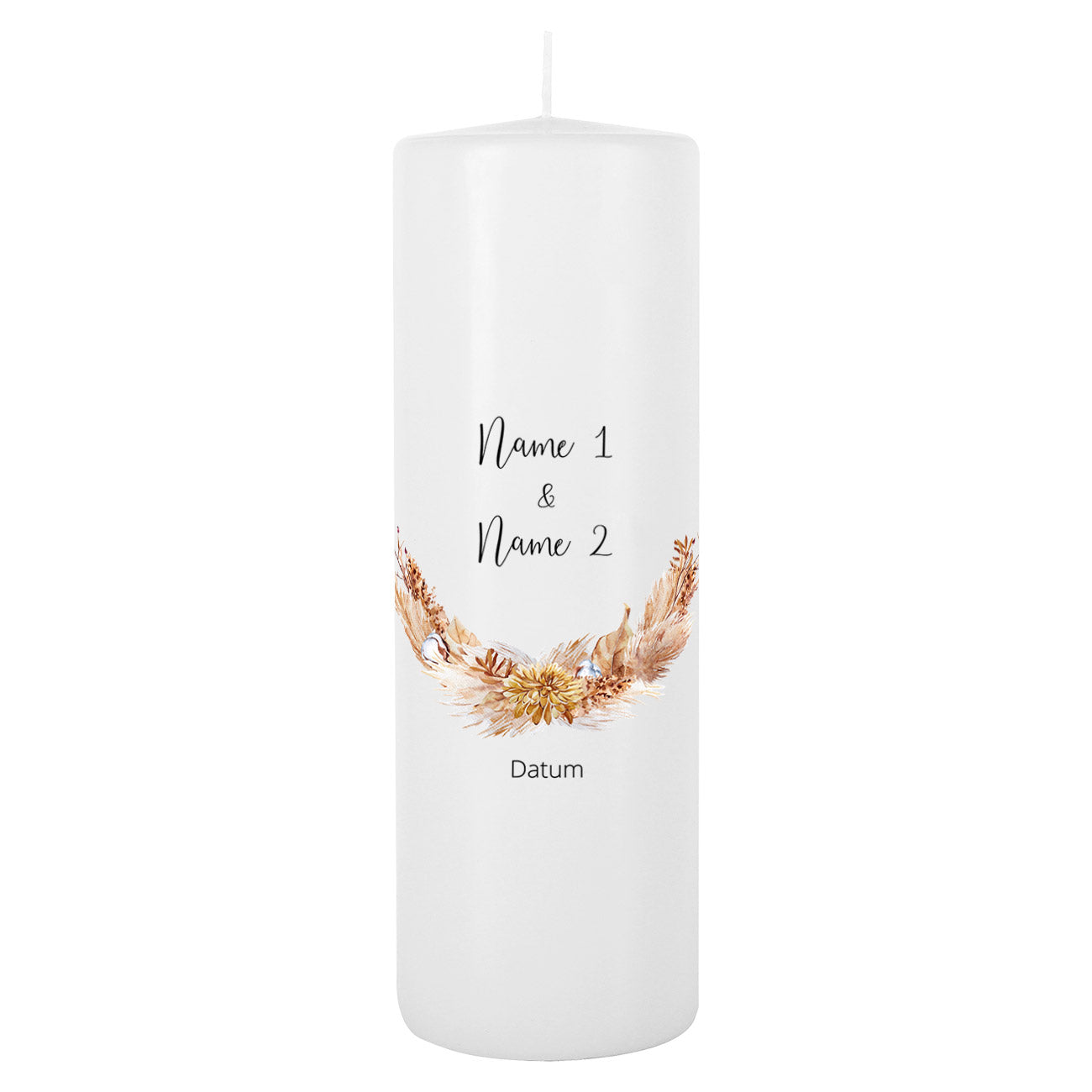 elegante Kerze zur Hochzeit