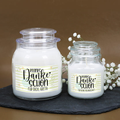 Duftkerze kleines Dankeschön