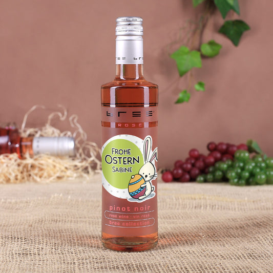 Bree Wein zu Ostern mit Wunschname