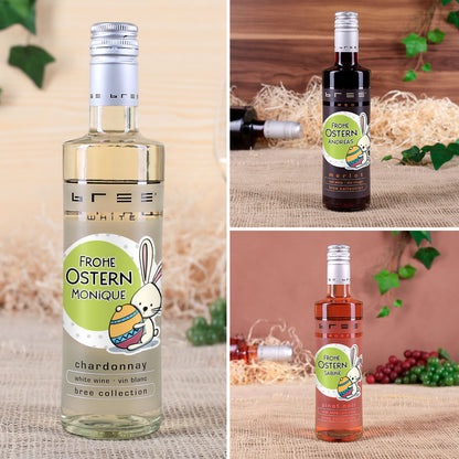 Bree Wein zu Ostern mit Wunschname
