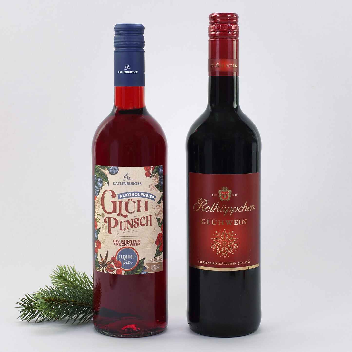 Flaschenanhänger "Stiefel" mit Wunschname und Stollen oder Schokoweihnachtsmann